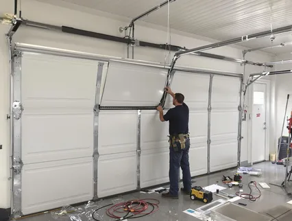 Garage Door Section Replacement in Seven Hills