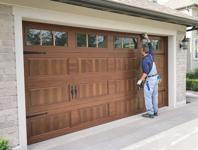 Custom garage door showcase by Seven Hills Garage Door Repair in Seven Hills
