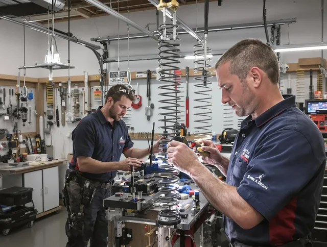 Garage door spring repair service by Seven Hills Garage Door Repair in Seven Hills