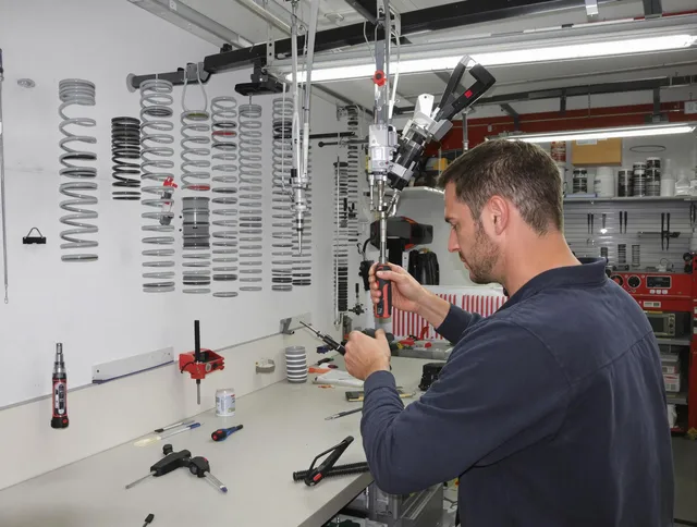 Seven Hills Garage Door Repair safety certified technician performing precision spring replacement in Seven Hills